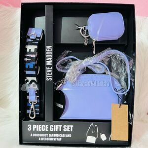 STEVE MADDEN CROSSBODY BAG AIRPOD CASE WEBBING STRAP